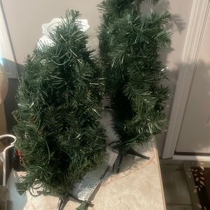 3 brand new lighted trees